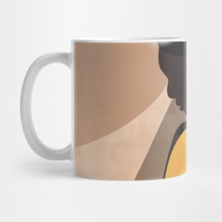 Boho Chic Woman Art, Bohemian Art Mug